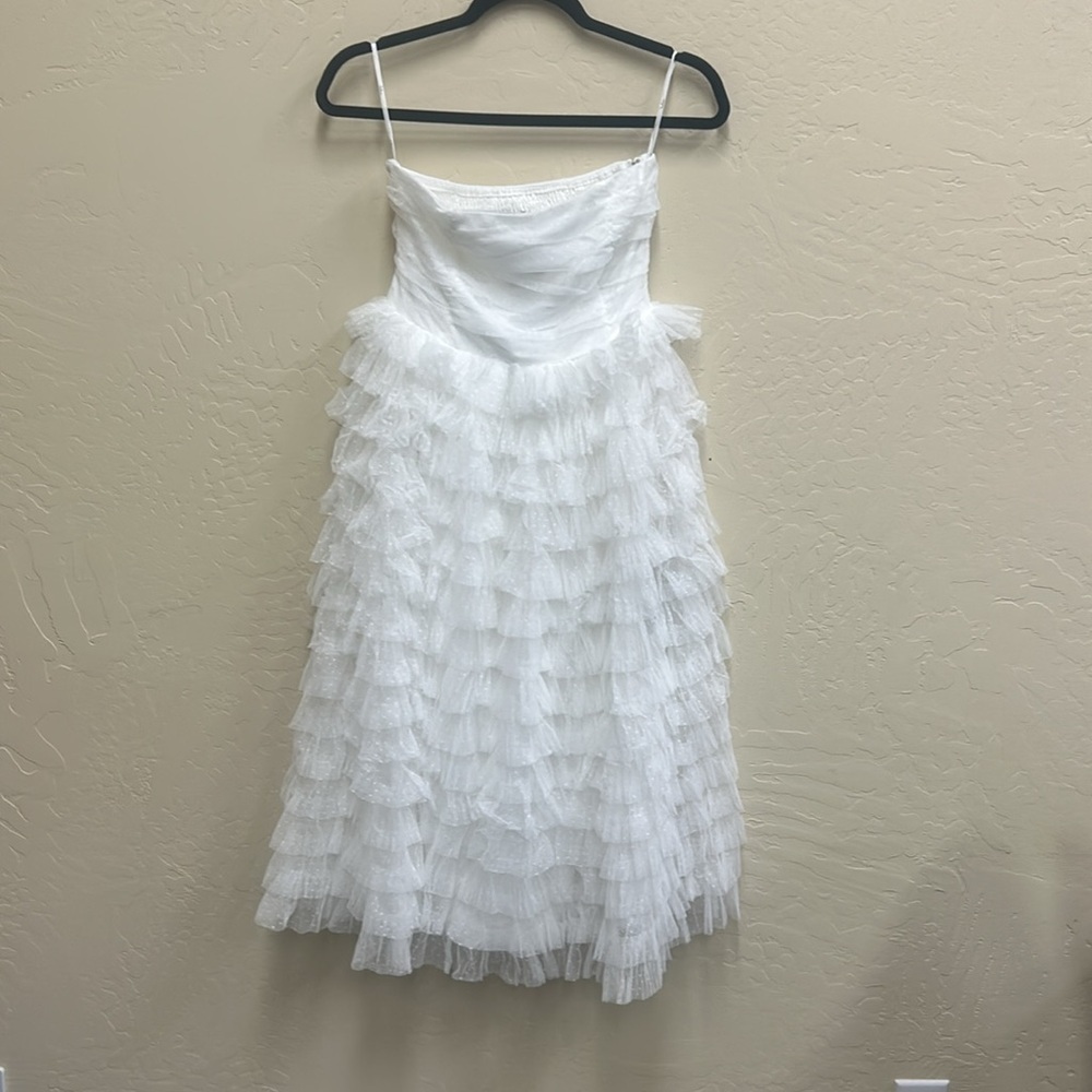 Lulus White Strapless Dress NWT - Picture 2 of 4